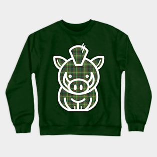 Tartan Armagh Pig Crewneck Sweatshirt